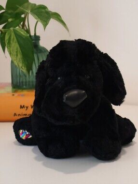 Ganz Webkinz Black Lab Plush Stuffed Animal NO CODE